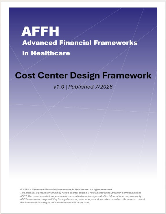 Cost Center Design Framework